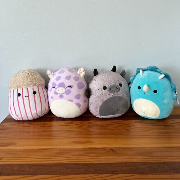 Squishmallows 9" Size Malik Dragon Arnel Popcorn Gio Bat Pammy Pig - Picture 1 of 9